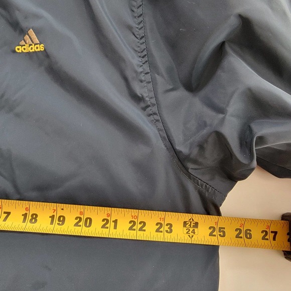 Adidas Adult Medium Blue/Yellow Jacket 3 Stripe Logo - Picture 7 of 9